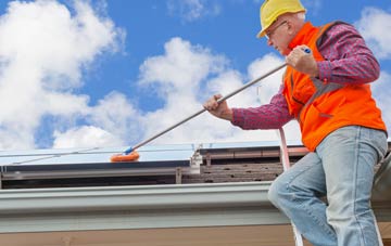 Cathays Park soft wash roof cleaning